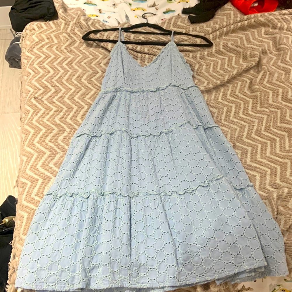 Light blue SIM & SAM Marshall’s summer dress